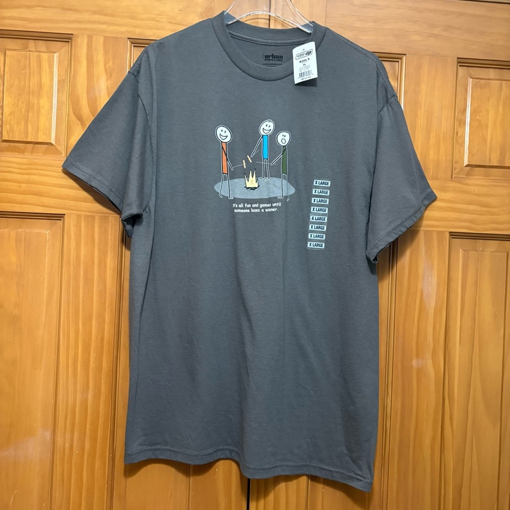 Urban Pipeline Charcoal Graphic Tee
